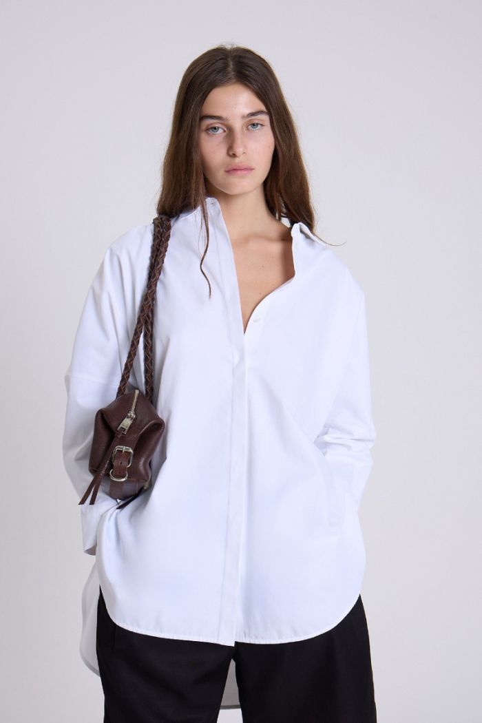 CAMISA OVER ADELAIDE OFF WHITE