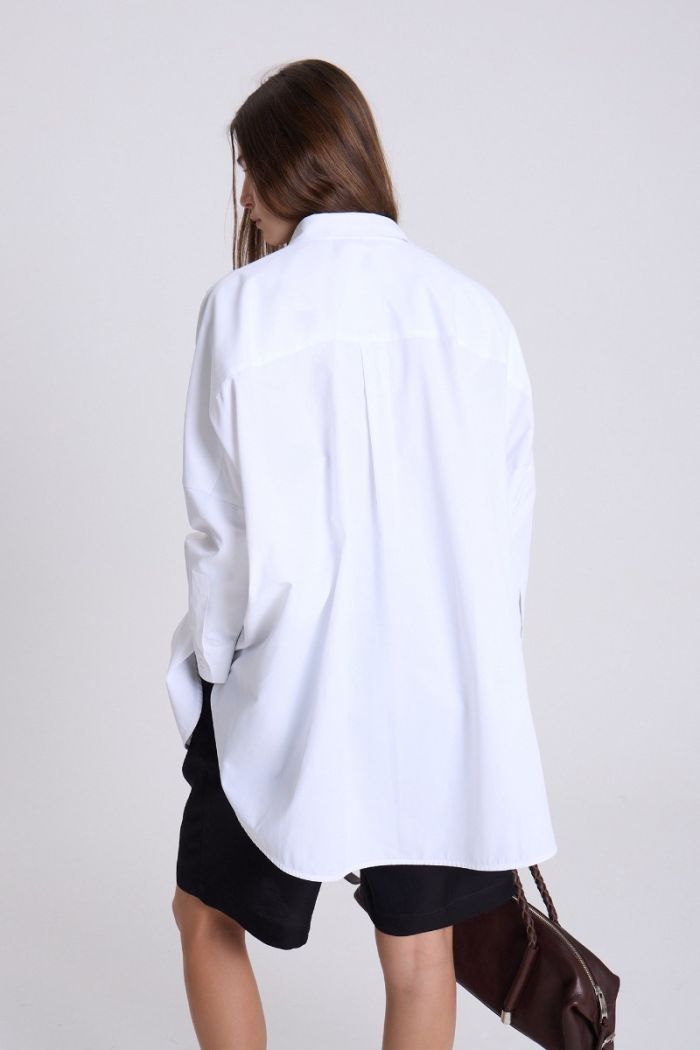 CAMISA OVER ADELAIDE OFF WHITE