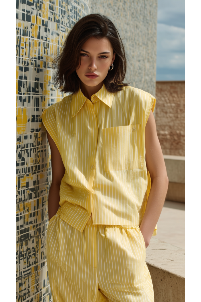 CAMISA SM MAGNETIC AMARILLO