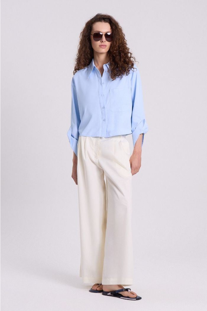 CAMISA VICTORIA CELESTE