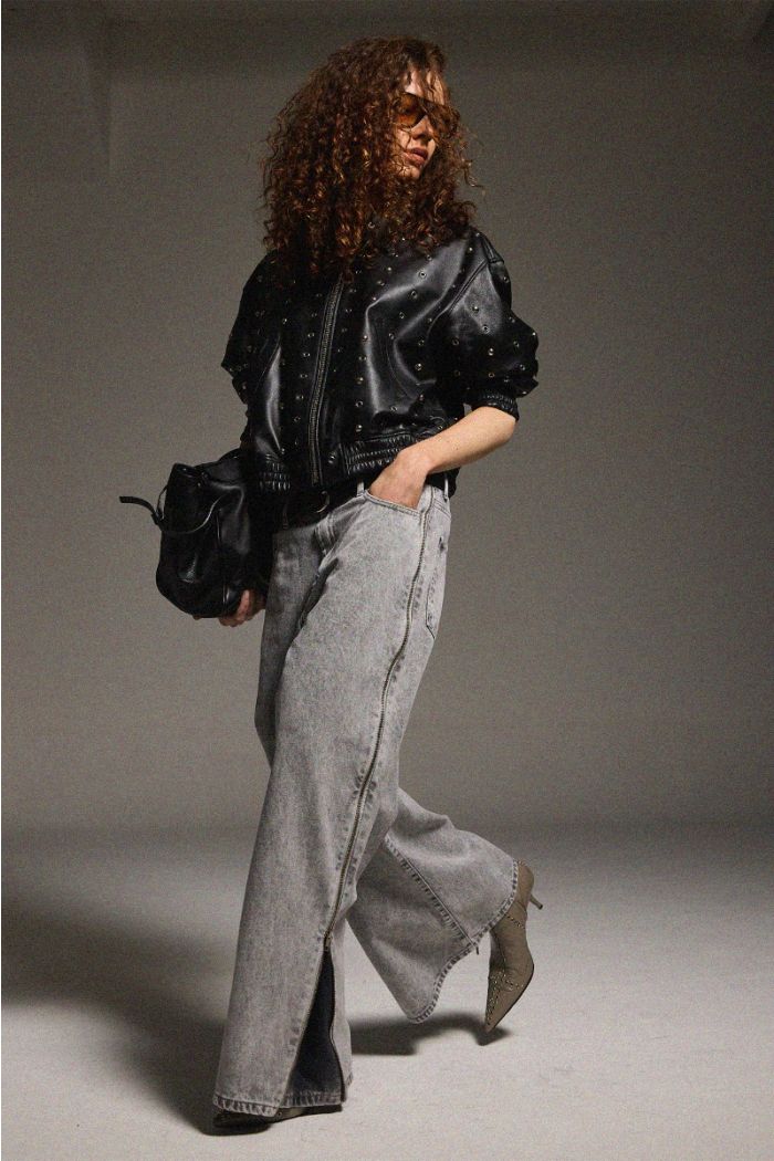 LOOSE BOOTCUT LURA GRIS