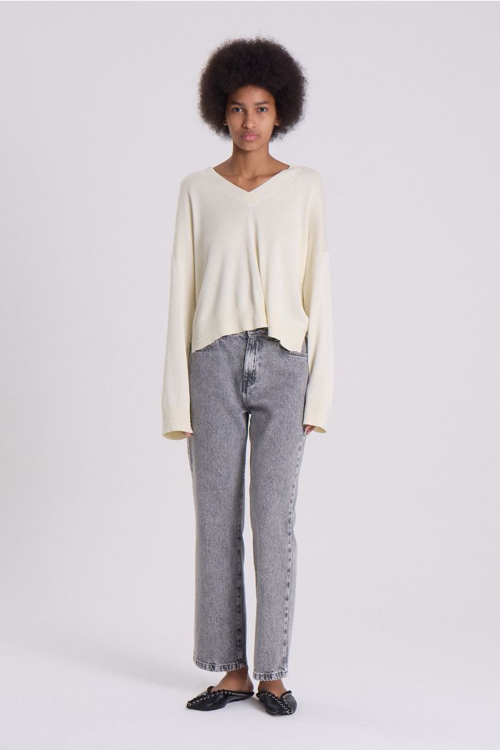 SWEATER V ALOE CRUDO