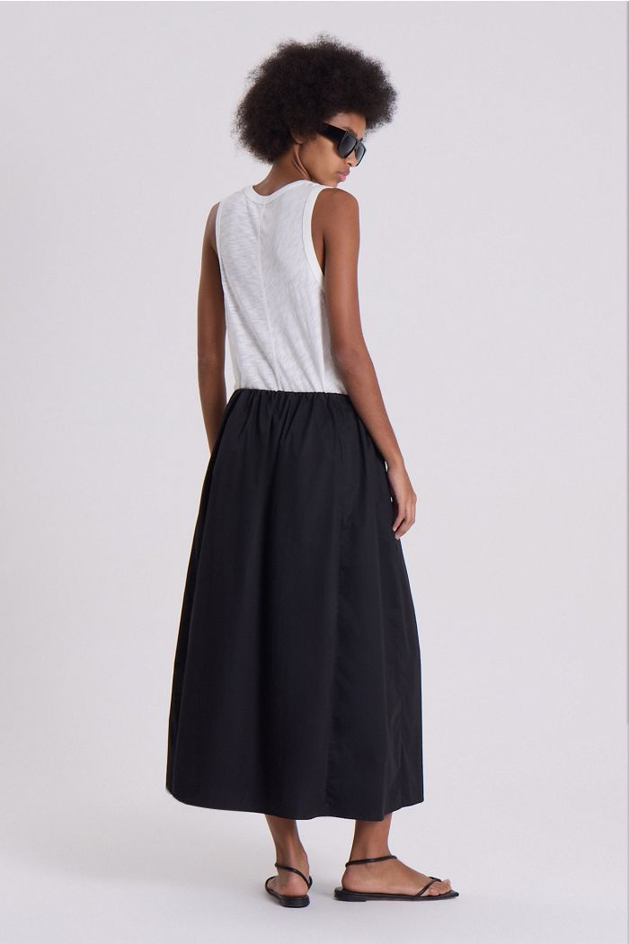 POLLERA ANANAS NEGRO
