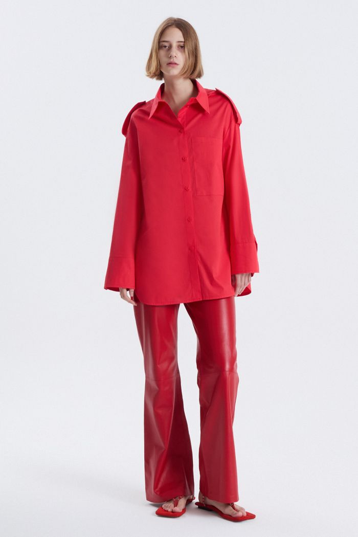 CAMISA ANANAS ROJO