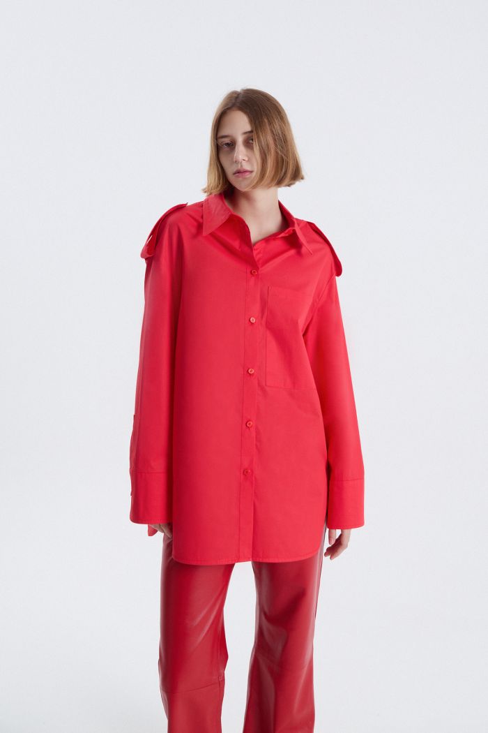CAMISA ANANAS ROJO