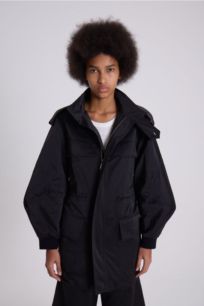 PARKA EXESA NEGRO