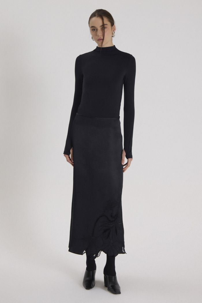 POLLERA FIRUZ NEGRO