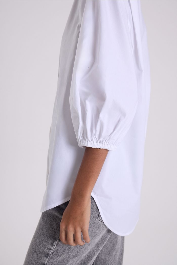 CAMISA CORTA LURIDA BLANCO