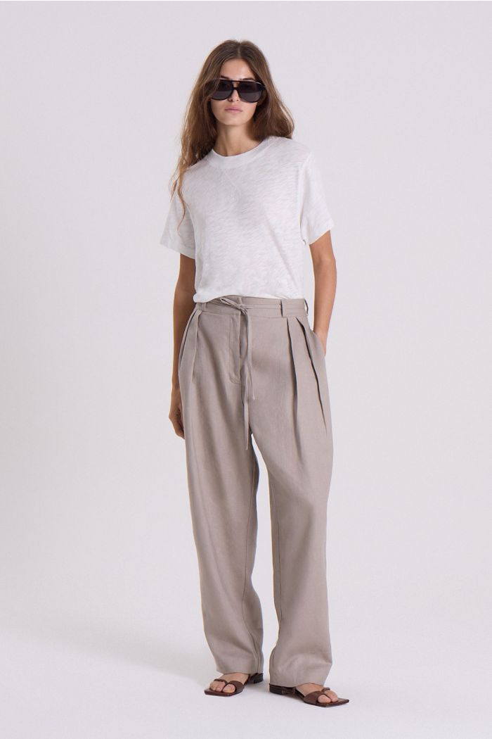 PANTALON ANCHO LUTEA PLATA