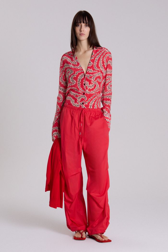 PANTALON ANANAS ROJO