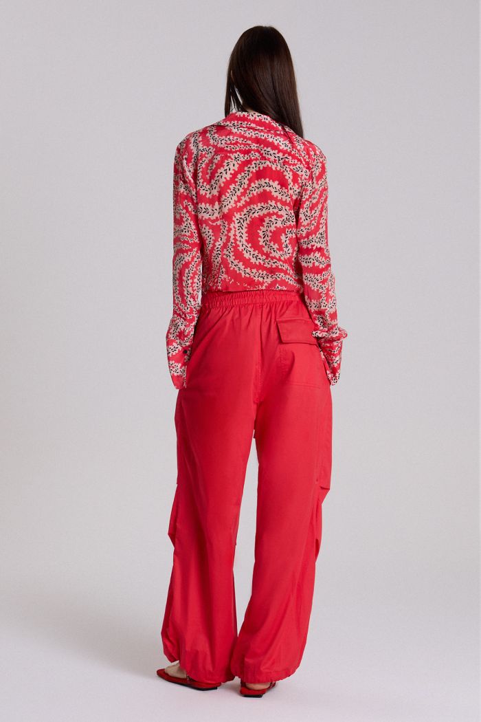 PANTALON ANANAS ROJO