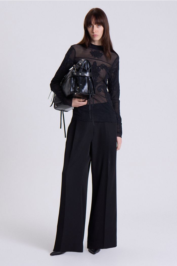 TOP FIORENZA NEGRO