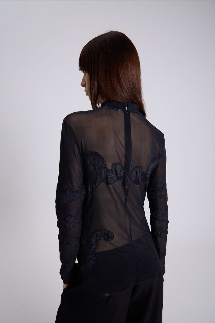TOP FIORENZA NEGRO