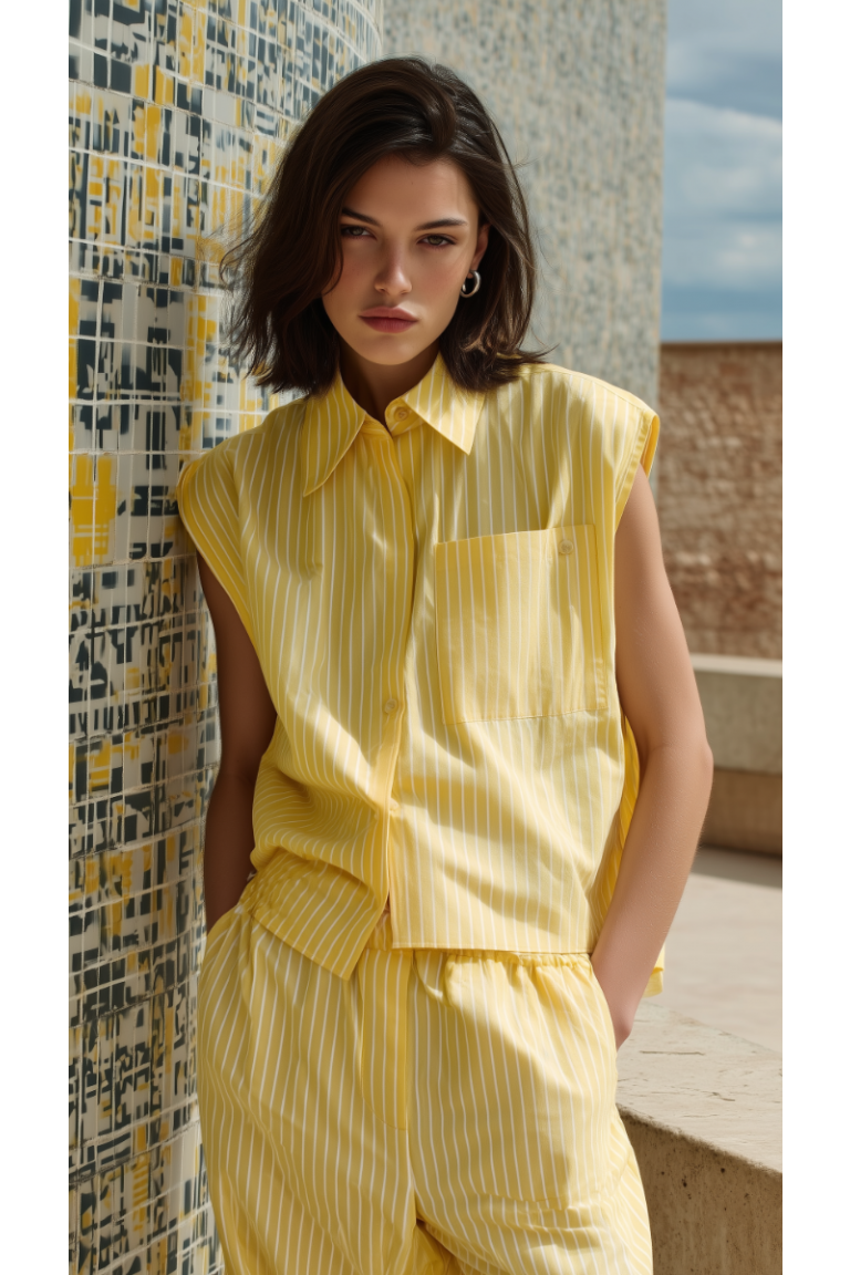 CAMISA SM MAGNETIC AMARILLO
