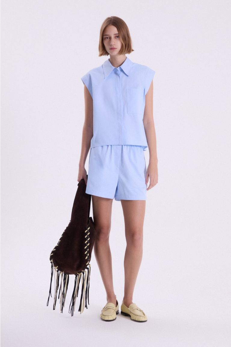 CAMISA SM VICTORIA CELESTE