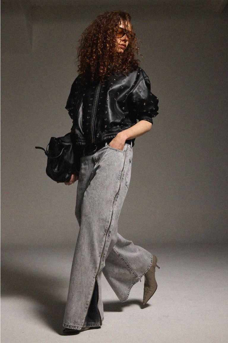 LOOSE BOOTCUT LURA GRIS