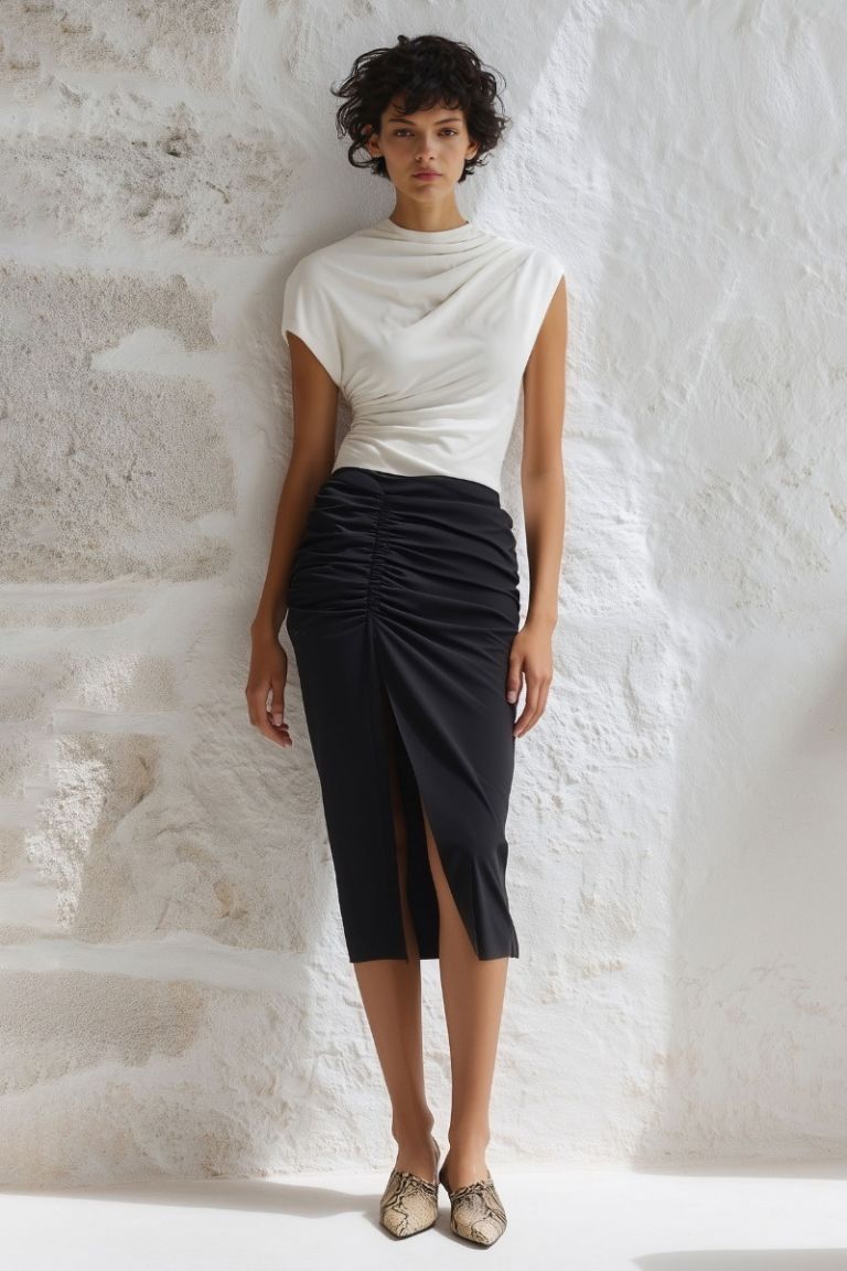 POLLERA JAYAKARI NEGRO