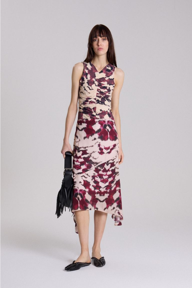 POLLERA NELUMBO ESTAMPADO