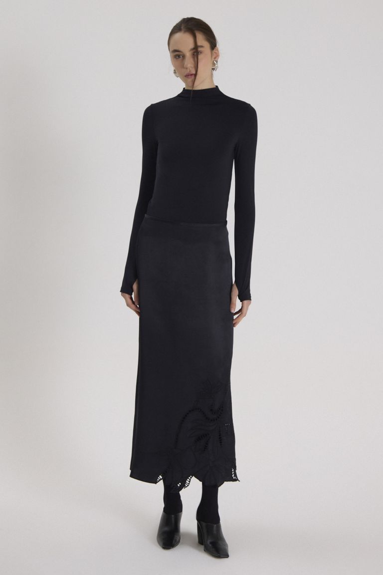 POLLERA FIRUZ NEGRO