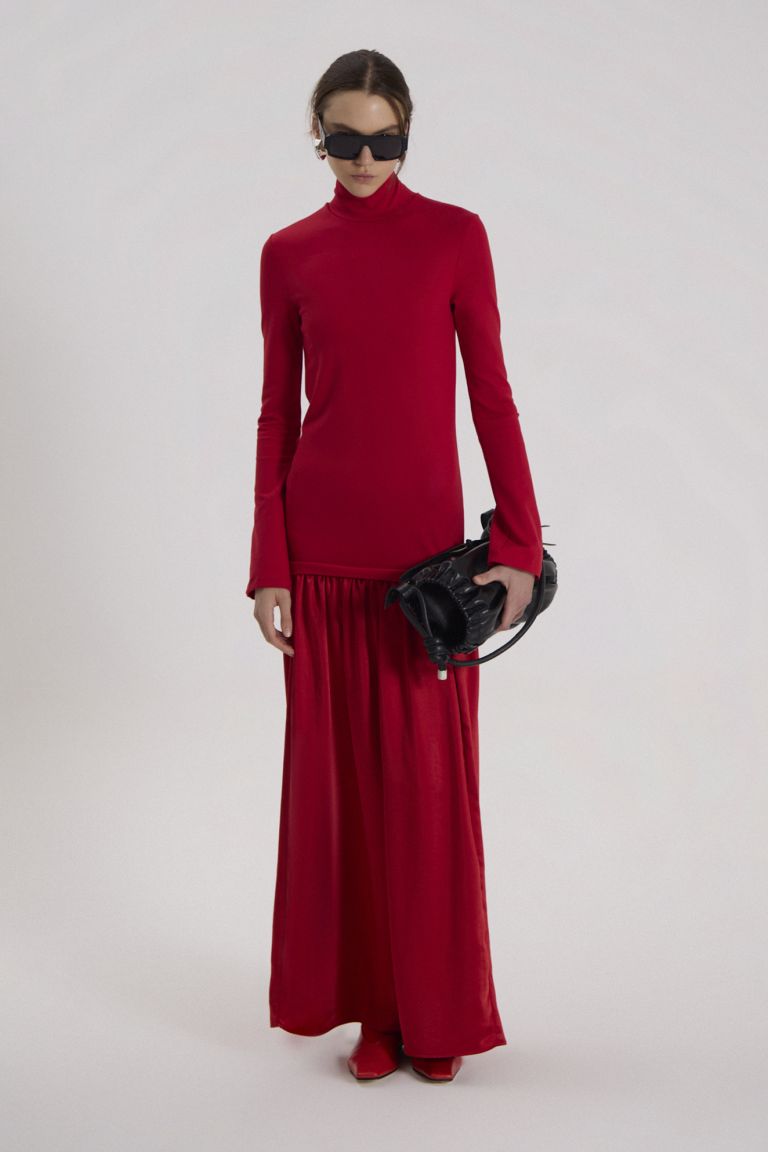 VESTIDO ML NIX ROJO
